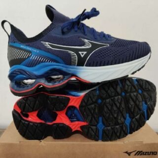 Tênis Mizuno Wave Invictus 3 Masculino Azul