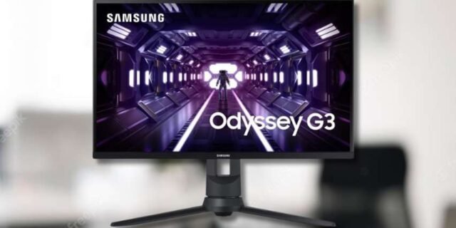 Monitor Gamer Samsung Odyssey G3 27 LED Full HD, 165 Hz, 1ms, HDMI/DisplayPort, FreeSync Premium, Ajuste de Altura, Preto – LS27AG320NLXZD