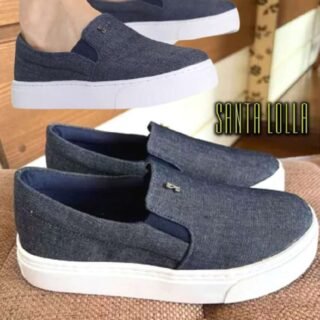 Slip On Santa Lolla Jeans Logo Feminino (34,35)