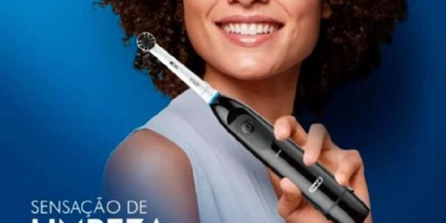 Escova de Dente Elétrica Oral-B Charcoal