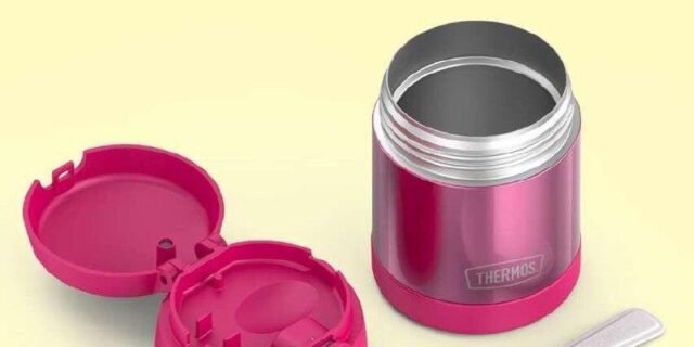 THERMOS Recipiente para comida FUNTAINER, para crianças, 295 ml, rosa