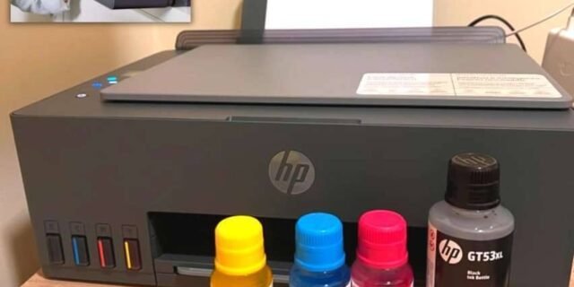 Impressora Multifuncional HP Smart Tank 581 Tanque de Tinta Colorida Wi-Fi (4A8D5A) – Impressora, Copiadora e Scanner