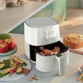 Fritadeira Elétrica Sem Óleo Air Fryer Philips Walita Ri9201 4,1 L – Branca