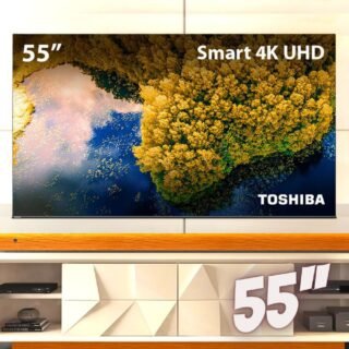 Smart TV DLED 55” 4K Toshiba 55C350LS VIDAA 3
