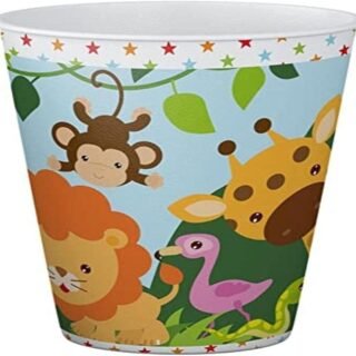 Copo Descartável De Papel, Make +, Safari, 250 ml, Pacote com 8