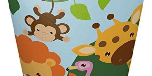 Copo Descartável De Papel, Make +, Safari, 250 ml, Pacote com 8