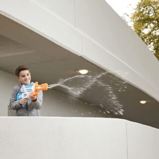 Nerf, Lançador de Água Super Soaker Twister, Azul e laranja