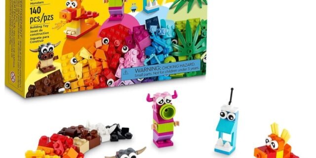 11017 LEGO® Classic Monstros Criativos; Kit de Construção com 5 Brinquedos para Crianças (140 peças)