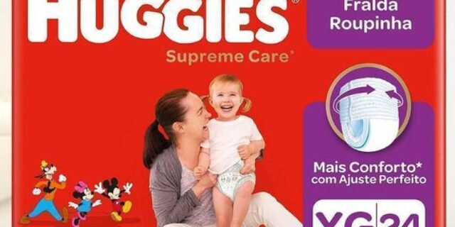 Fralda Huggies Supreme Care Roupinha Xg – 24 Fraldas