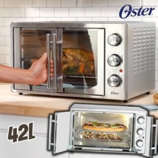 Forno e Fritadeira Sem Óleo Oster 42L French Door 2 em 1-127V
