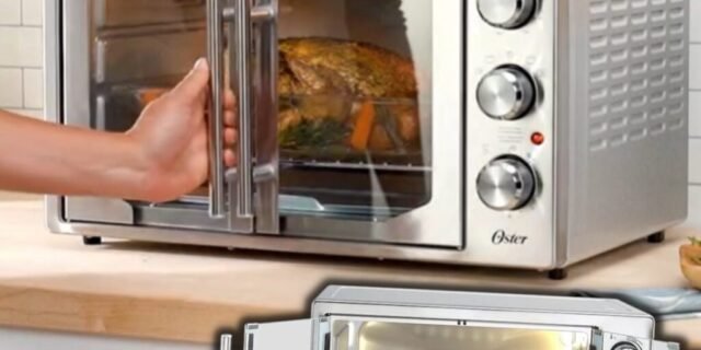 Forno e Fritadeira Sem Óleo Oster 42L French Door 2 em 1-127V