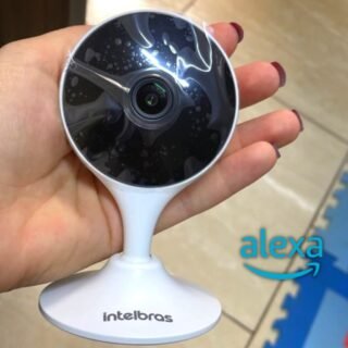 Câmera de Segurança Interna Izy Smart Compatível com Alexa Wi-fi IZC 1003