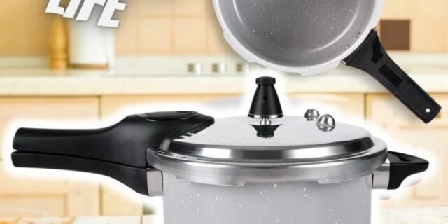 Panela de Pressão Brinox 4,2L Cinza Ceramic Life Pressure