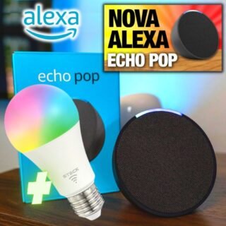 Echo Pop + Lâmpada Smarteck 12W