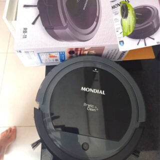 Aspirador de Pó Robô Mondial, Pratic Clean, Bivolt, Cinza/Preto, 30W