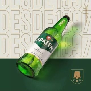 Cerveja Spaten Puro Malte, Long Neck com 355ml