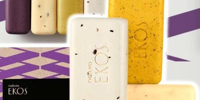 Sabonete em Barra Puro Vegetal Esfoliante Ekos 4 un. de 100g