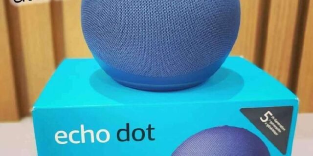 Novo Echo Dot 5ª geração | O Echo Dot com o melhor som já lançado | Som vibrante e potente em um dispositivo compacto (3 Cores)