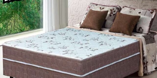 Cama Box Conjugada Casal Umaflex New Florença com Molas Ensacadas 55x138x188cm