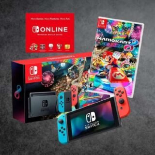 Console Nintendo Switch Joy-Con + Mario Kart 8 Digital + 3 Meses Assinatura Nintendo Switch Online