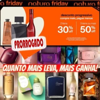 DESCONTO PROGRESSIVO LEVE 3 OU MAIS com 50% de Desconto Real