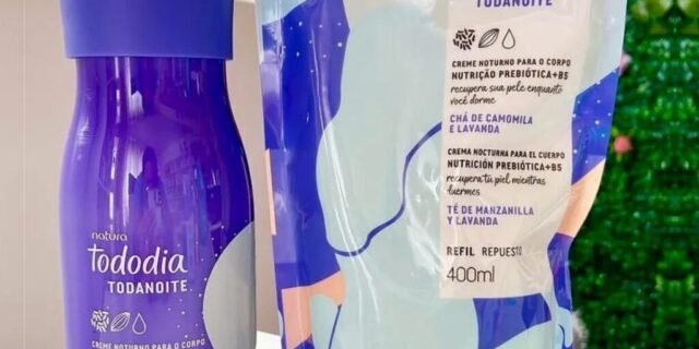 Creme Noturno Para o Corpo Tododia Todanoite ou Refil 400ml cada