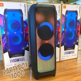 Caixa de Som Bluetooth JBL PartyBox 1000 com Show de Luzes e DJ Pad 1100W – JBLPARTYBOX1000BR
