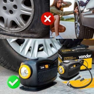 Compressor de Ar Automotivo, CAV 12, 12 V, Vonder