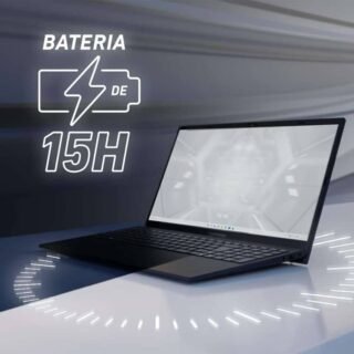 Notebook Compaq Presario 5112 Snapdragon™ 7C 4GB 128GB UFS 15,6”, 15H de Bateria, Windows 11, Azul Escuro – 2 ANOS DE GARANTIA DE FÁBRICA