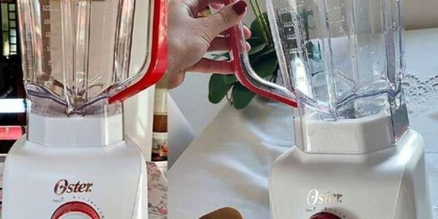 Oster Oliq605 1100 Full White – Liquidificador, 3,2l, 110v, 1100w, Branco/vermelho