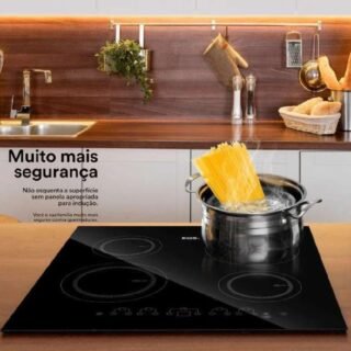 Cooktop de Indução Quatro Bocas Eos Eci04ep 220v