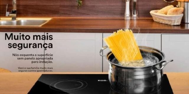 Cooktop de Indução Quatro Bocas Eos Eci04ep 220v