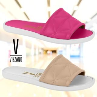 Chinelo Feminino Flat Slide Vizzano