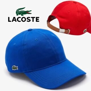 Lacoste Boné Masculino Em Algodão Com Tira Contrastante