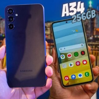Smartphone Samsung Galaxy A34 5G, 256GB, 8GB RAM, Tela Infinita de 6.6″ Dual Chip – Preto