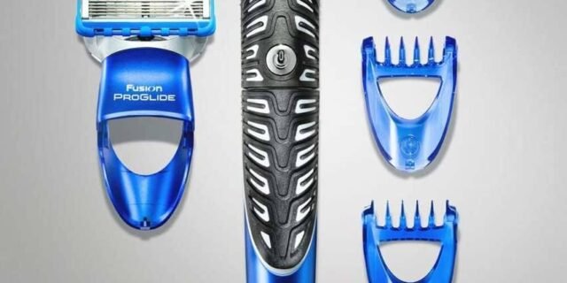 Gillette Styler Barbeador Eletrico 3 Em 1, Barbeia, Apara e Faz o cotorno da Barba, Barbeador Corporal, 1 Kit