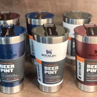 Copo térmico de cerveja com tampa Stanley|473ml