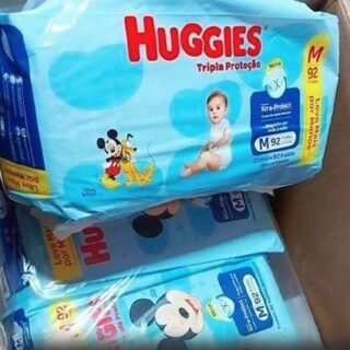 Huggies Tripla Proteção -Fralda, Tamanho M, 92 Fraldas
