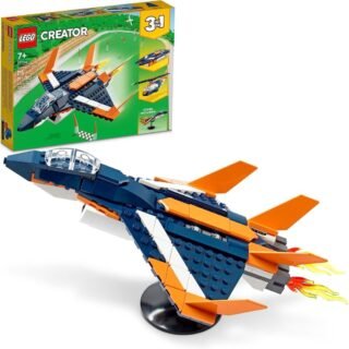 31126 LEGO Creator 3em1 Jato Supersônico; Kit de Construção (215 peças)