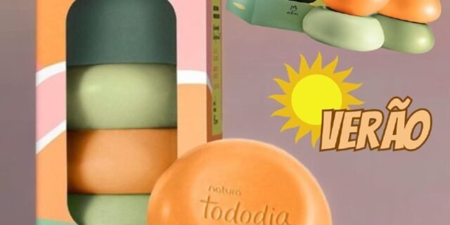 Sabonete Em Barra Puro Vegetal Sortido Verão – 5 unidades de 90 g cada