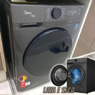 Lava E Seca 10,5kg Midea Heathguard Titanium Conectada Mf200d105wb/gk-02 – 220v