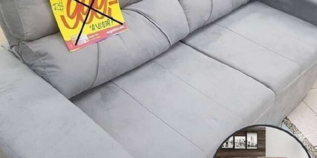 Sofá Retrátil Reclinável 3 Lugares Suede – Bipartido Phormatta Evolution SMP