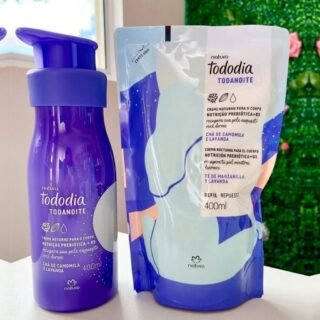 Creme Noturno Para o Corpo Tododia Todanoite ou Refil 400ml cada