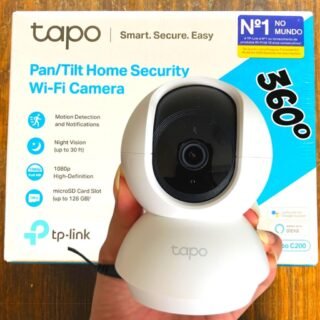 Camera de Segurança Wi-Fi 360º, 1080p Full HD TP-Link Tapo C200