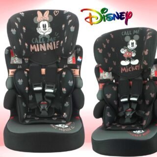 Cadeirinha para Auto Team Tex Disney Kalle Mickey ou Minnie Happy Days 9 a 36kg