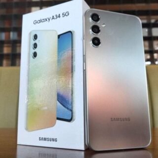 Samsung Galaxy A34 128GB 5G Tela 6.6” Dual Chip 6GB RAM Câmera Tripla de até 48MP + Selfie 13MP Bateria de 5000mAh – Prata