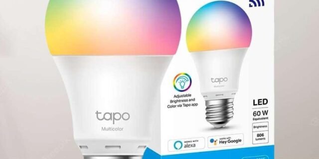 Lâmpada Wi-Fi Inteligente TP-Link Tapo L530E, com 16 milhões de cores, compatível com Alexa, compatível com , Colorido RGB, Bivolt, Economia e monitoramento de energia.