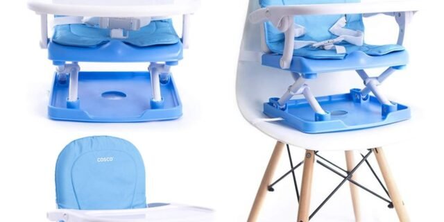 Cadeira de Refeição Portátil Pop, Cosco, Azul