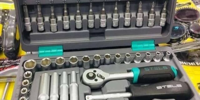 Kit Ferramentas Stels 57 Peças – 14101 com Catraca