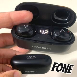 Fone de Ouvido Bluetooth Sem Fio TWS Air Pro GO 2.0 i2GO